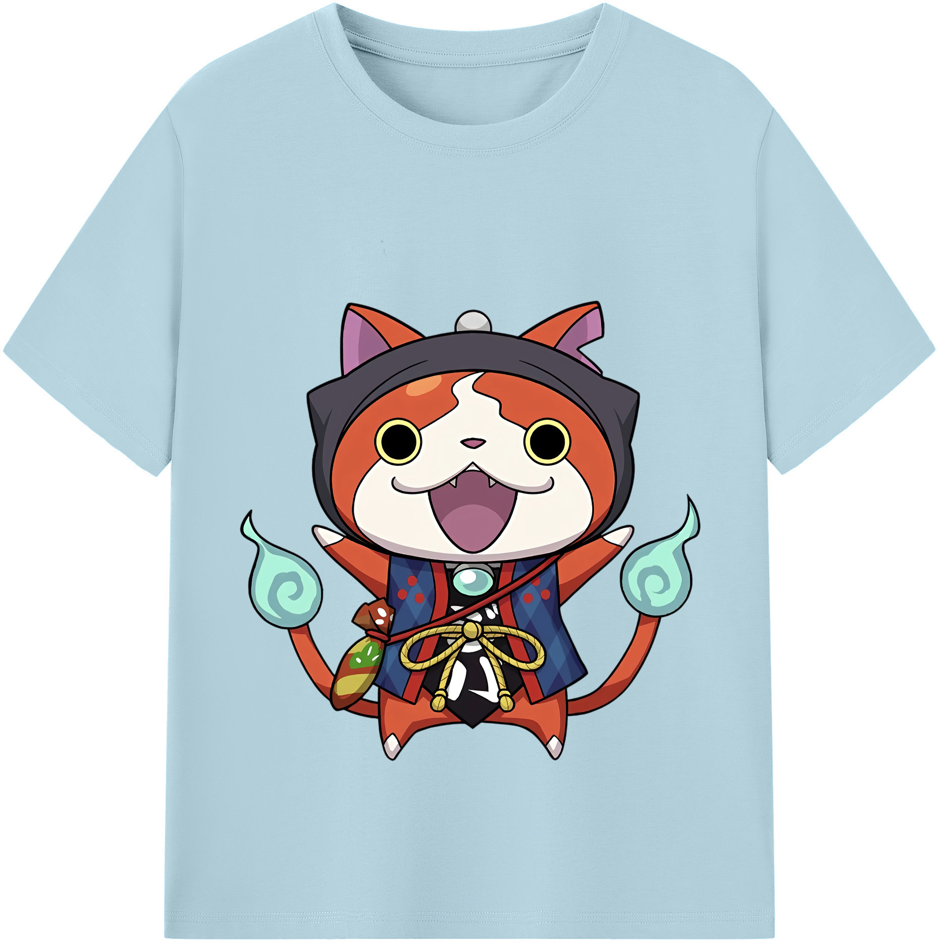（画像用） 妖怪ウォッチ Yo-kai Watch 綿100％半袖Tシャツ（フロントプリント）